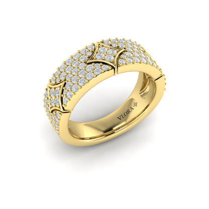 Diamond Vlora Star Ring