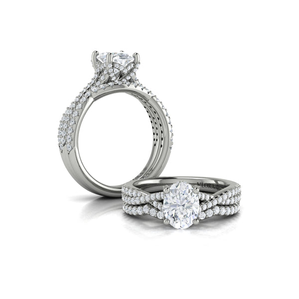 Matching Bands Wedding Band in Platinum by Vlora Bridal