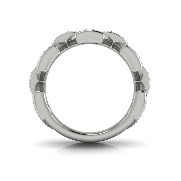 Diamond Link Ring