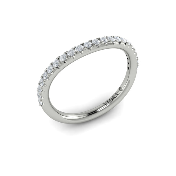 Matching Band for Entwined Round Diamond Engagement Ring