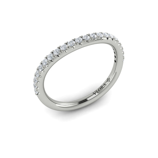 Matching Band for Entwined Round Diamond Engagement Ring