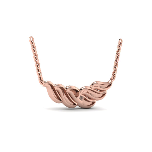 Twist Crescent Necklace