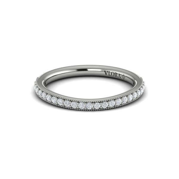 Matching Bands Wedding Band in Platinum by Vlora Bridal