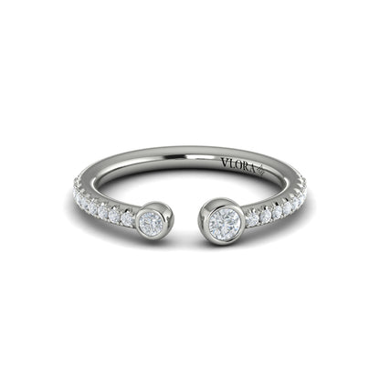 Diamond Ring from SOFIA Collection in Platinum