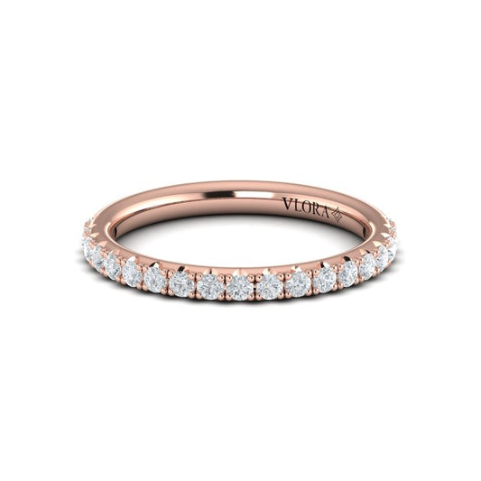 Matching Band for Graceful Trio Three Stone Engagement Ring