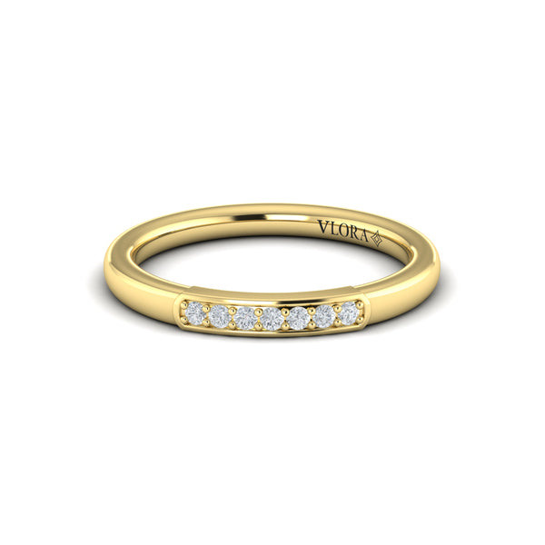 Diamond Line Stackable Band