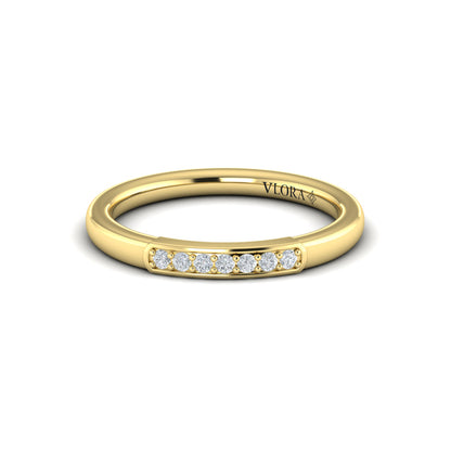 Diamond Line Stackable Band