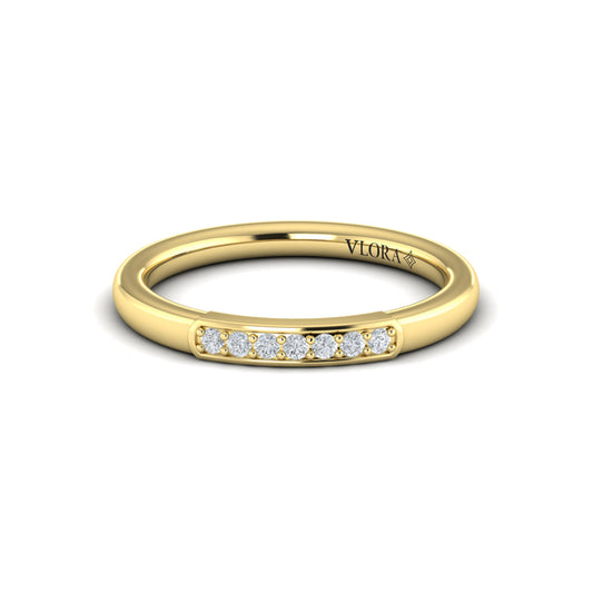 Diamond Line Stackable Band