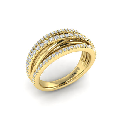 Diamond Twist Ring