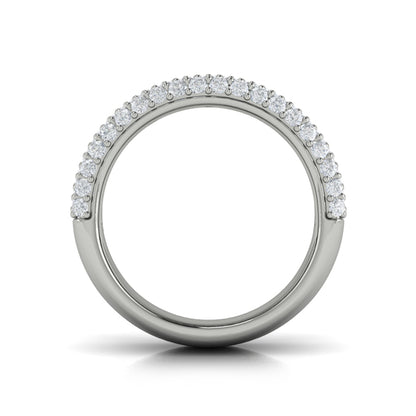 Diamond Multi-Row Statement Ring