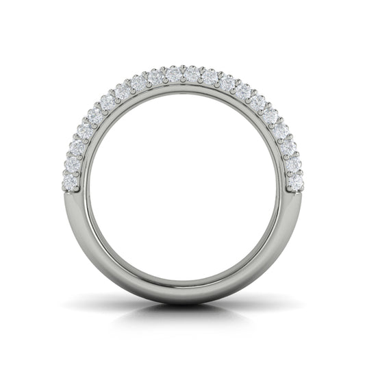 Diamond Multi-Row Statement Ring