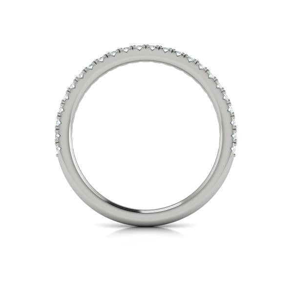 Matching Band for Corsage Halo Oval Engagement Ring