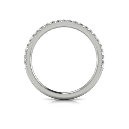 Matching Band for Corsage Halo Oval Engagement Ring