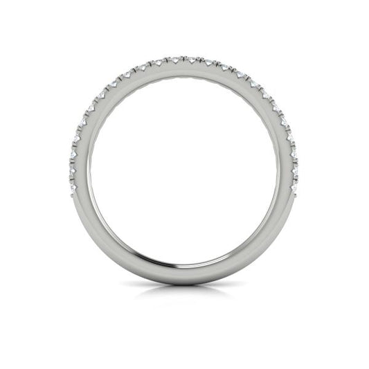 Matching Band for Corsage Halo Oval Engagement Ring