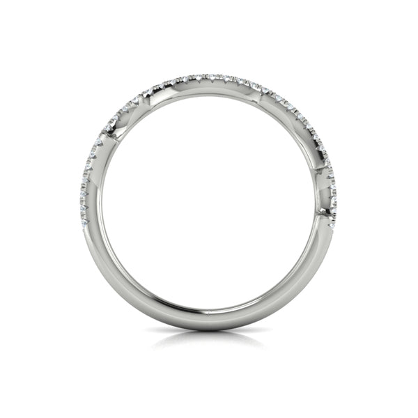 Matching Bands Wedding Band in Platinum by Vlora Bridal