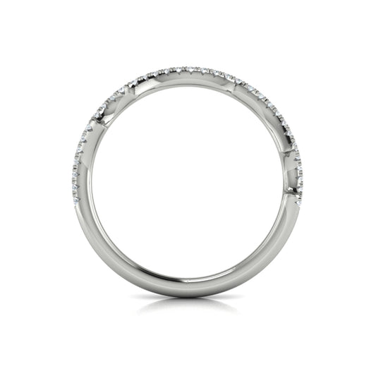 Matching Bands Wedding Band in Platinum by Vlora Bridal