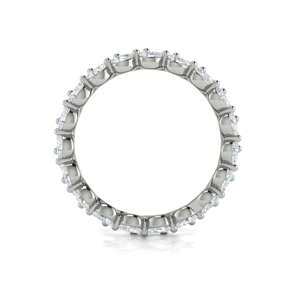 Eternity Bands Wedding Band in Platinum by Vlora Bridal