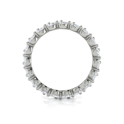 Eternity Bands Wedding Band in Platinum by Vlora Bridal