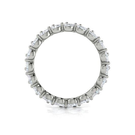 Eternity Bands Wedding Band in Platinum by Vlora Bridal