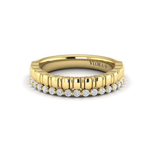 Dimensional Diamond Ring
