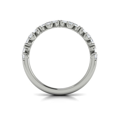 Stackable Bands Wedding Band in Platinum by Vlora Bridal