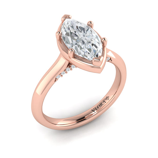 Marquise Diamond  Engagement Ring