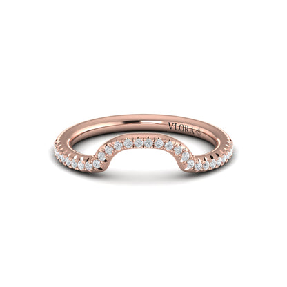 Matching Band for the Bold Elegance Engagement Ring