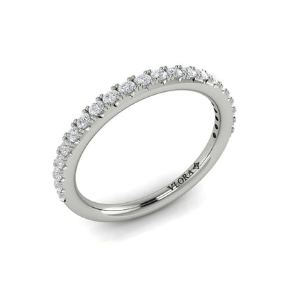 Matching Band for Pretty Pear Halo Engagement Ring