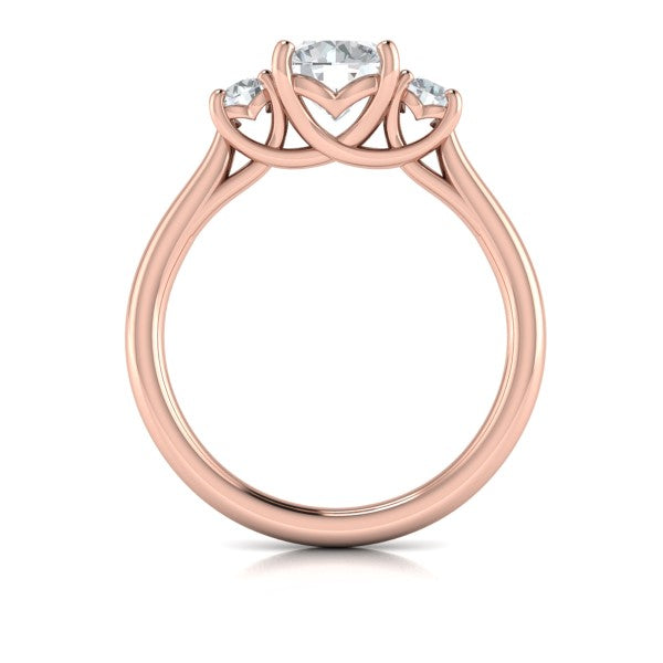 Timeless Trio Three Stone Engagement Ring