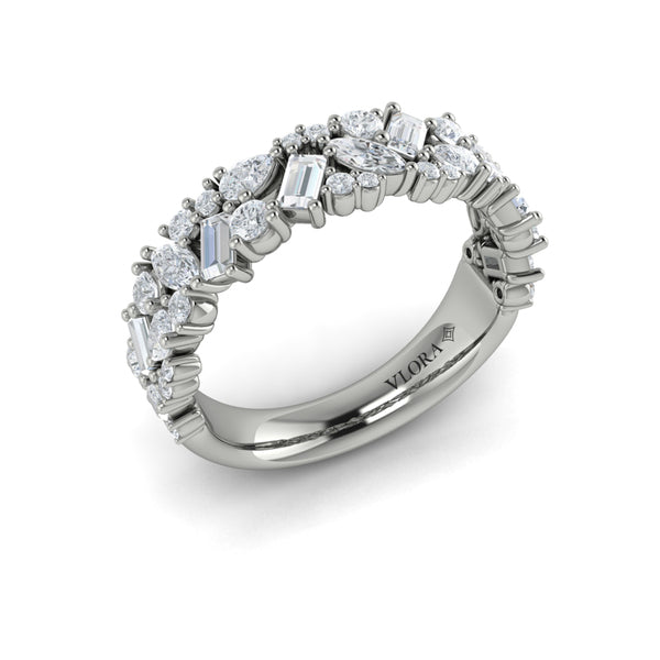 Round, Pear, Marquis and Baguette Diamond Ring