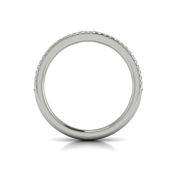 Stackables Wedding Band in Platinum by Vlora Bridal