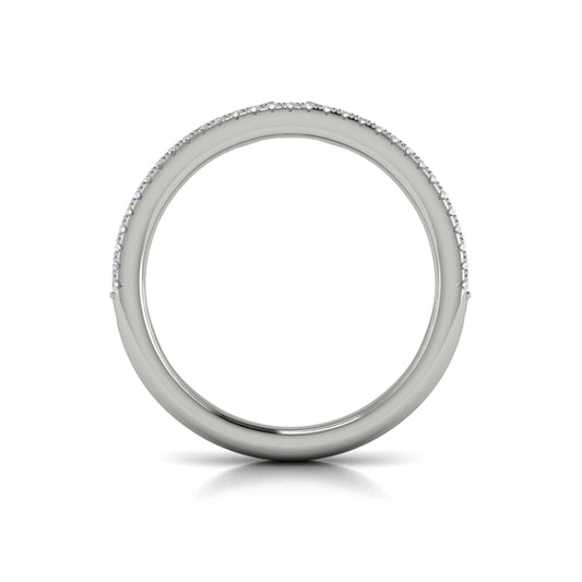 Stackables Wedding Band in Platinum by Vlora Bridal