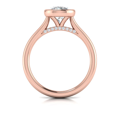 Singular Round Bezel Engagement Ring