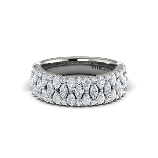 Pear, Round and Marquis Diamond Ring