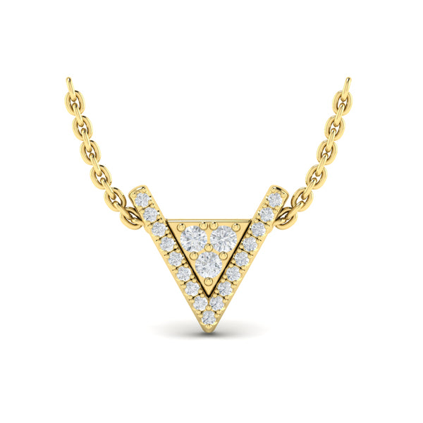 Diamond Trinity Necklace