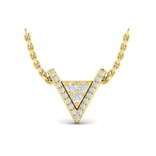 Diamond Trinity Necklace
