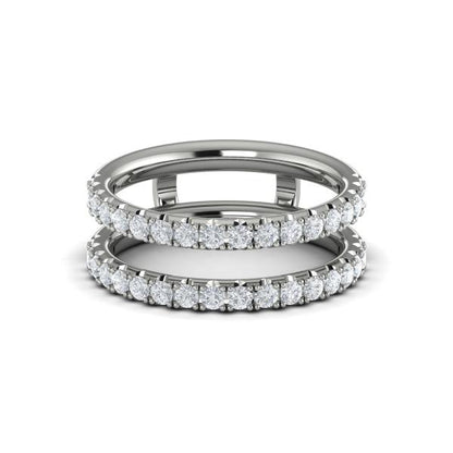 Enhancer Wedding Band in Platinum by Vlora Bridal