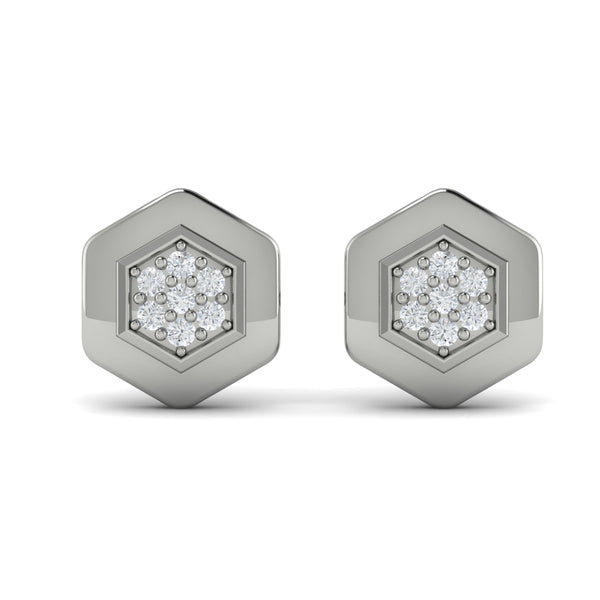 Diamond Earrings from SERAFINA Collection in Platinum