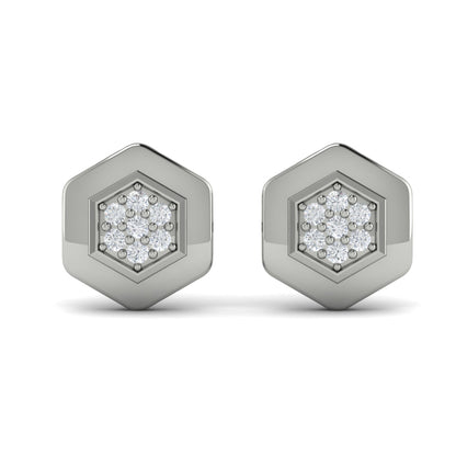 Diamond Earrings from SERAFINA Collection in Platinum