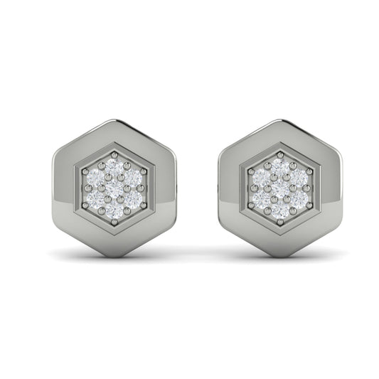 Diamond Earrings from SERAFINA Collection in Platinum