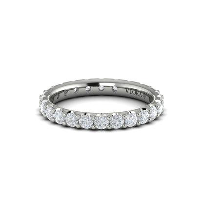 Eternity Bands Wedding Band in Platinum by Vlora Bridal