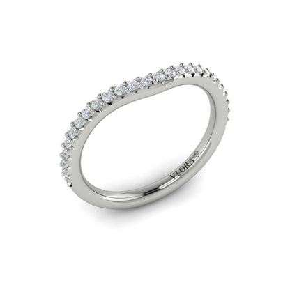 Matching Bands Wedding Band in Platinum by Vlora Bridal