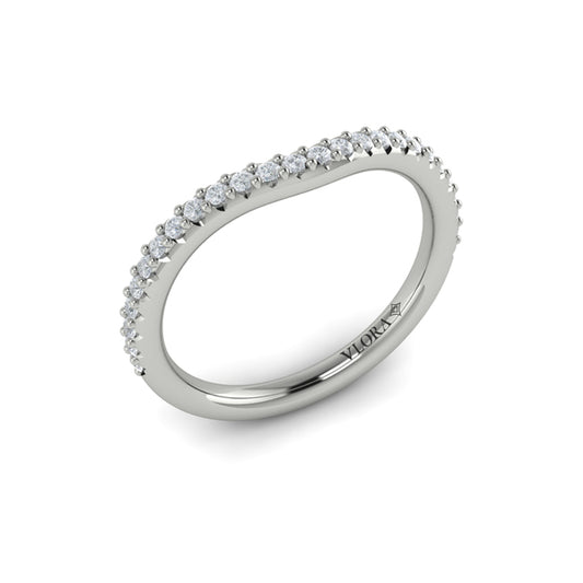 Matching Bands Wedding Band in Platinum by Vlora Bridal