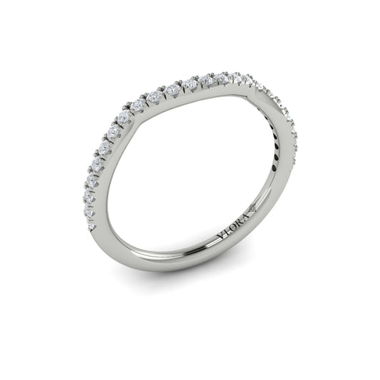 Entwined Oval Halo Matching Wedding Band