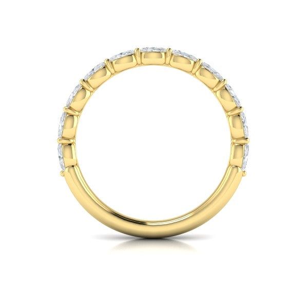 Matching Band for Graceful Round Diamond Engagement Ring