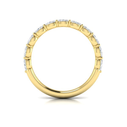 Matching Band for Graceful Round Diamond Engagement Ring