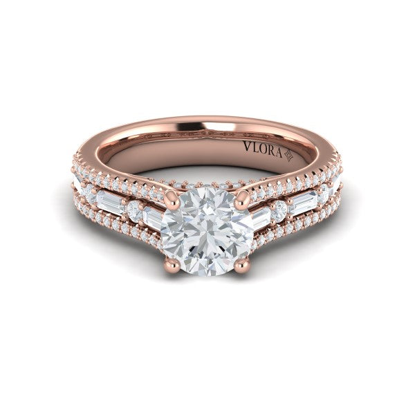Extravagant Round Engagement Ring