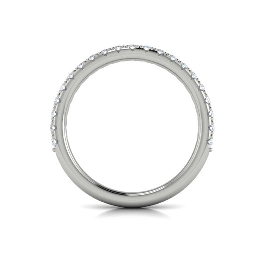 Matching Band for Timeless Halo Split Shank Oval Engagement Ring