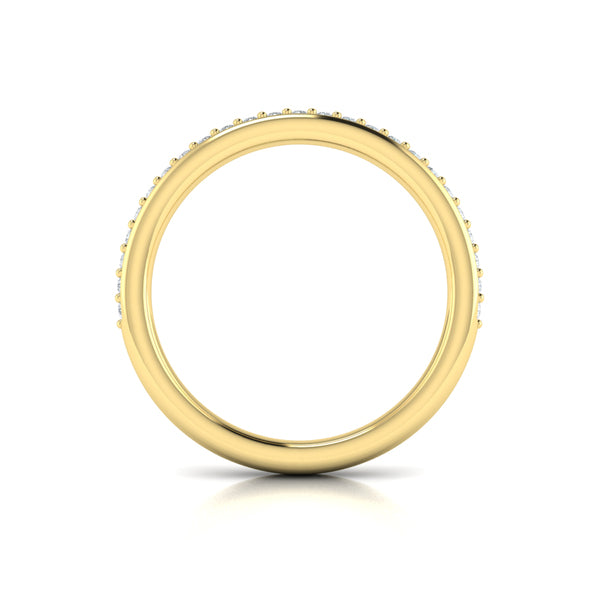 Matching Bands Wedding Band in 14K Yellow Gold by Vlora Bridal
