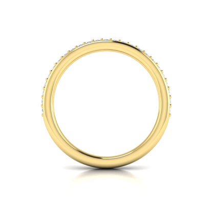 Matching Bands Wedding Band in 14K Yellow Gold by Vlora Bridal